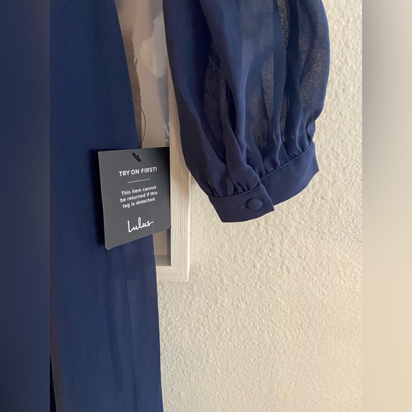 Lulu’s Love You So Long Sleeve Maxi Dress Size Small - Picture 10 of 15